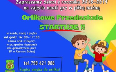 Startuje ORLIKOWE PRZEDSZKOLE